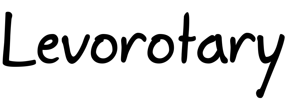 Font Levorotary