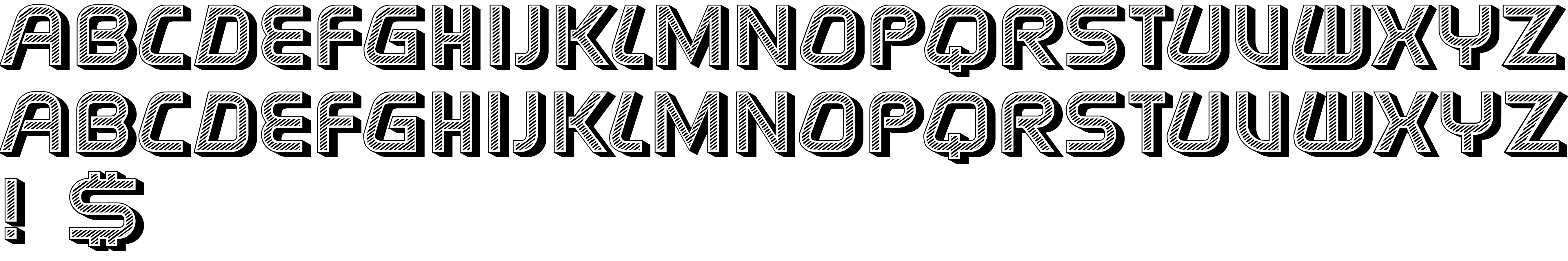 Preview font Streich