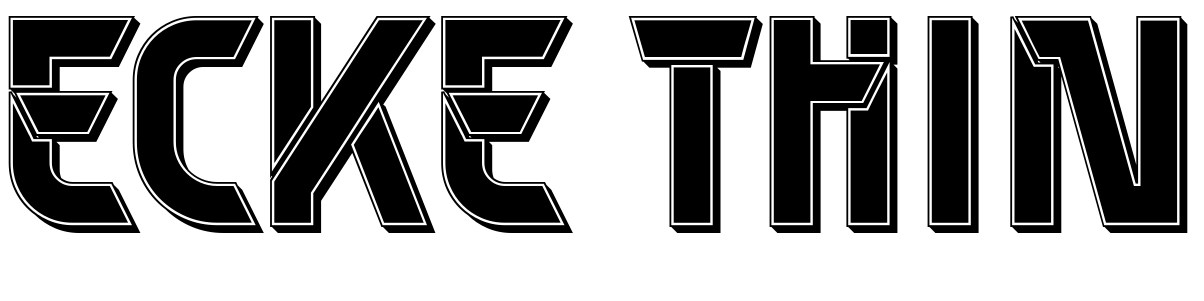 Font Ecke Thin