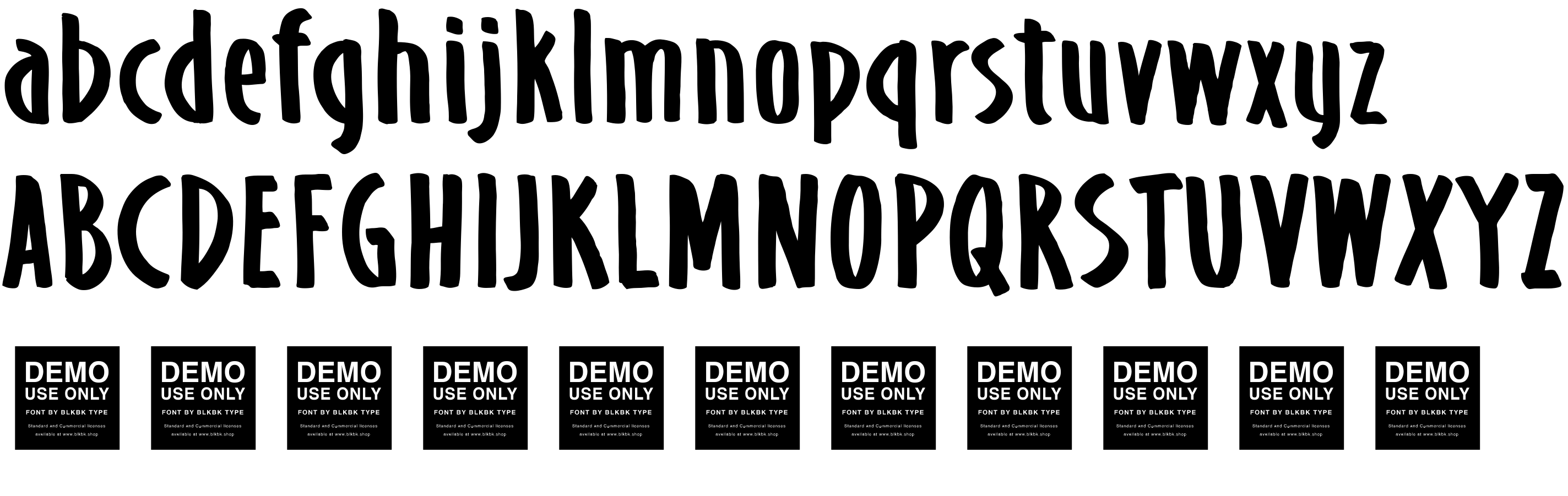 Preview font Hippy Dippy - Demo