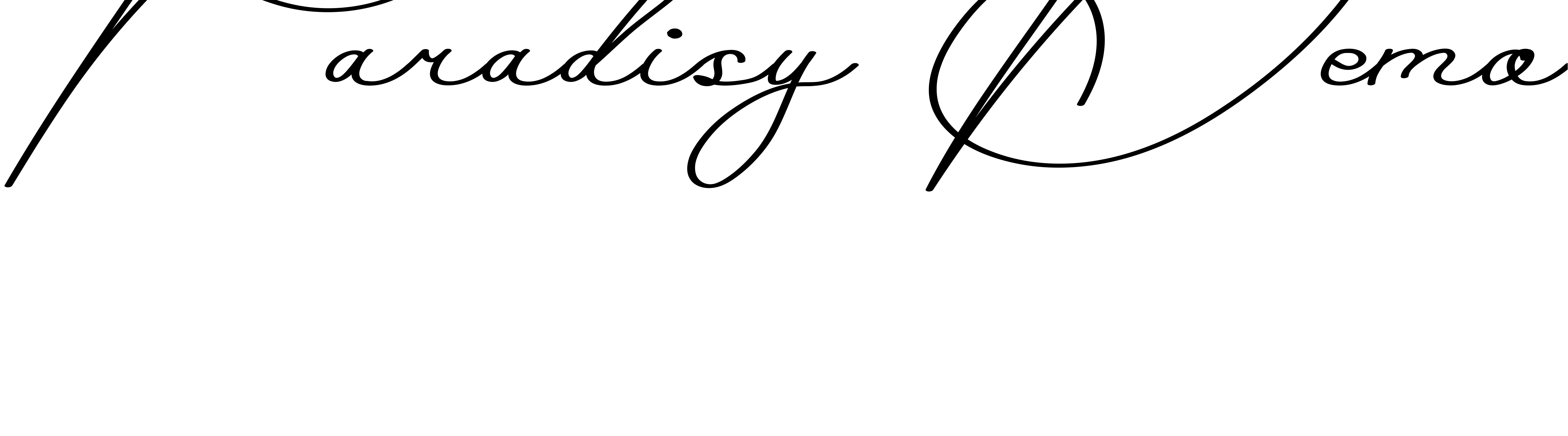 Font Paradisy Demo
