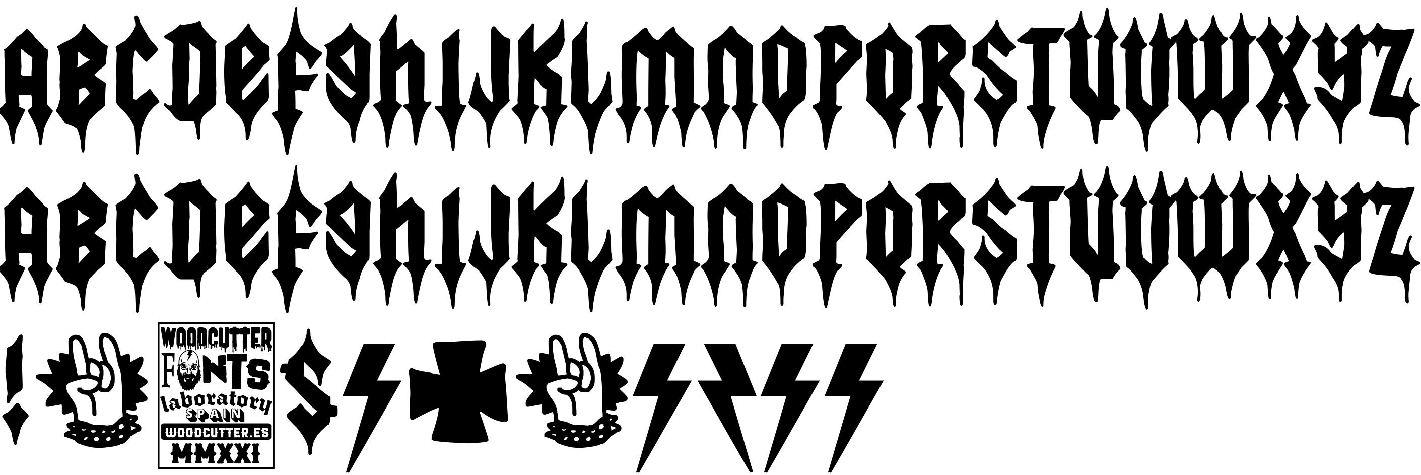 Preview font AC+AB