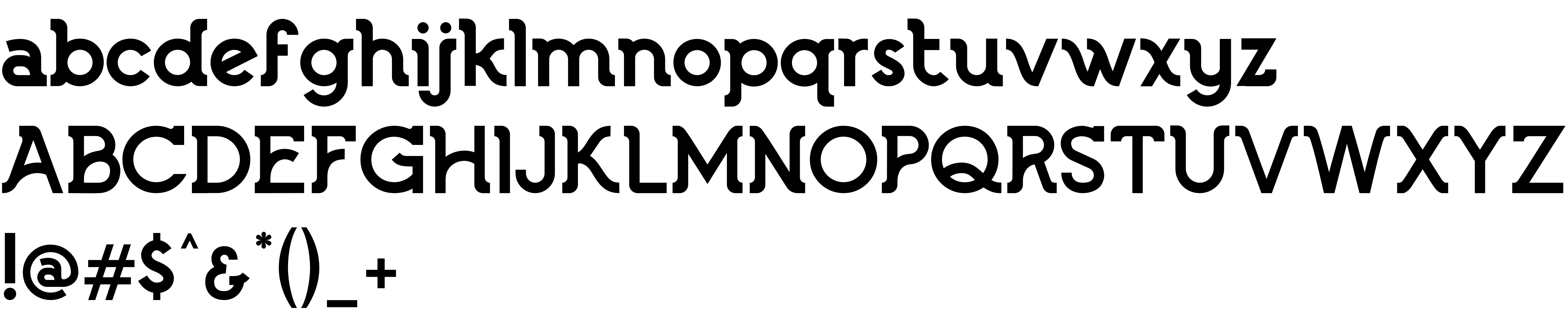 Preview font Lebron Slab