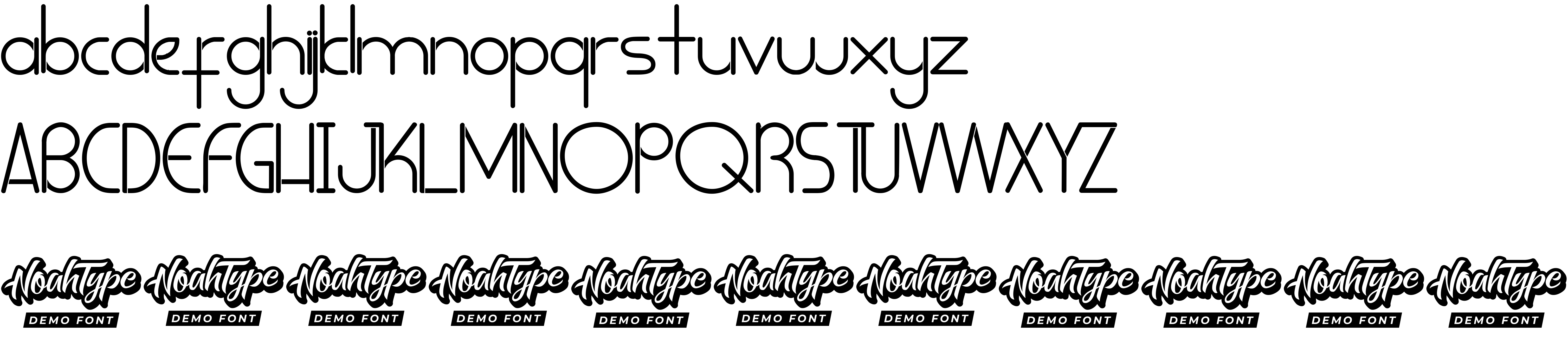 Preview font Harumi Demo