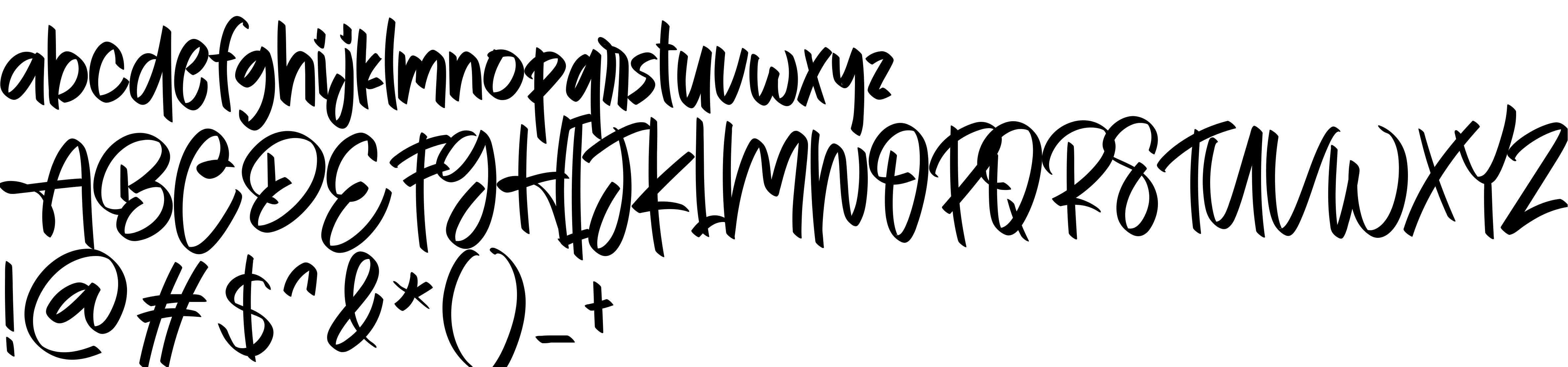 Preview font Paper Signature