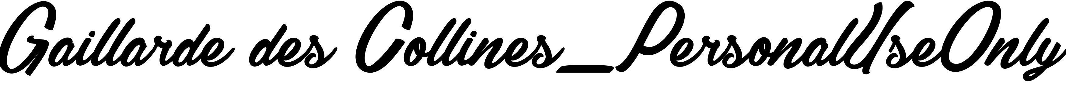 Font Gaillarde des Collines_PersonalUseOnly