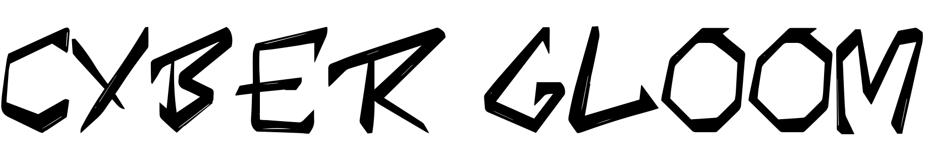 Font Cyber Gloom