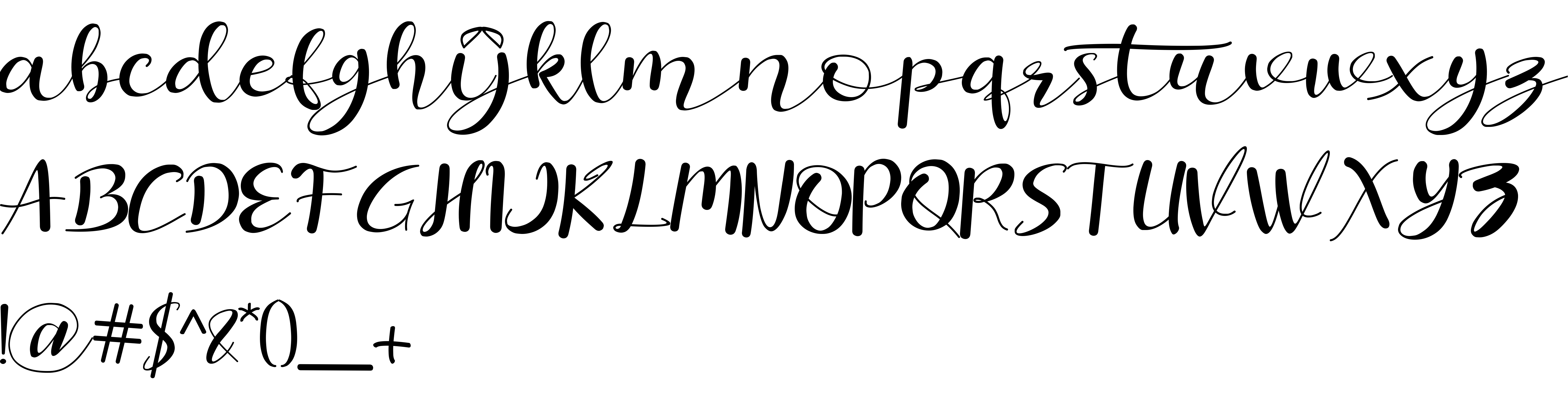 Preview font Fistara