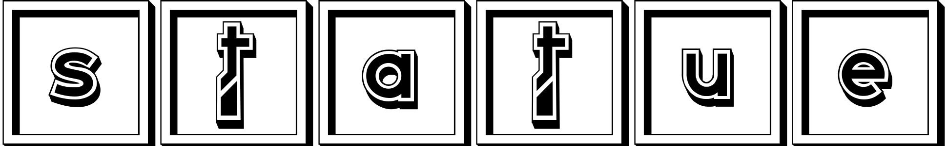 Font Statue