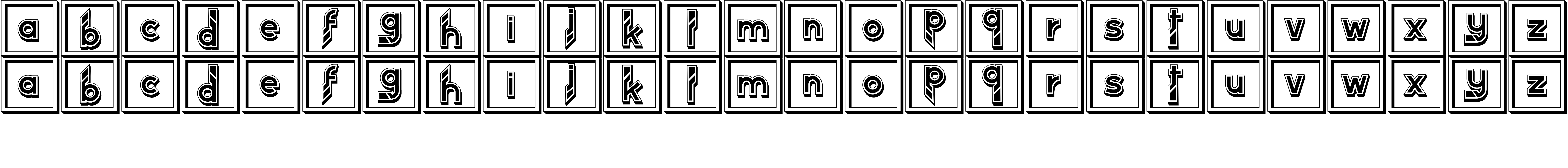 Preview font Statue