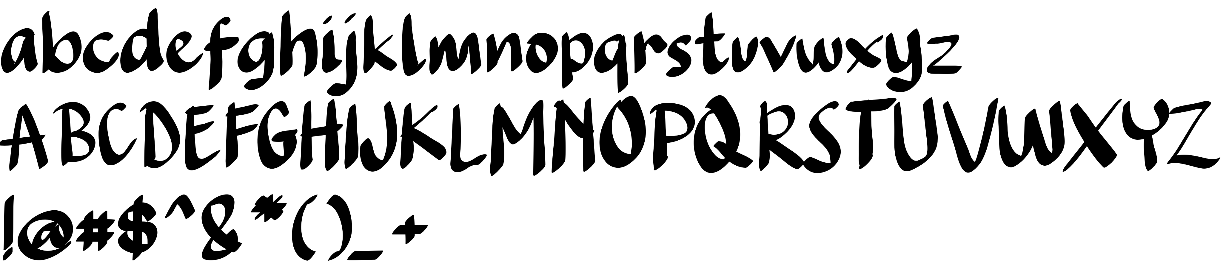 Preview font Camping Plan