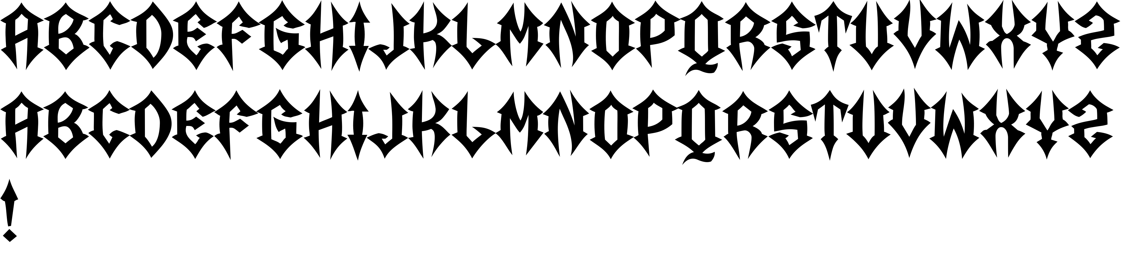 Preview font Acromegaly