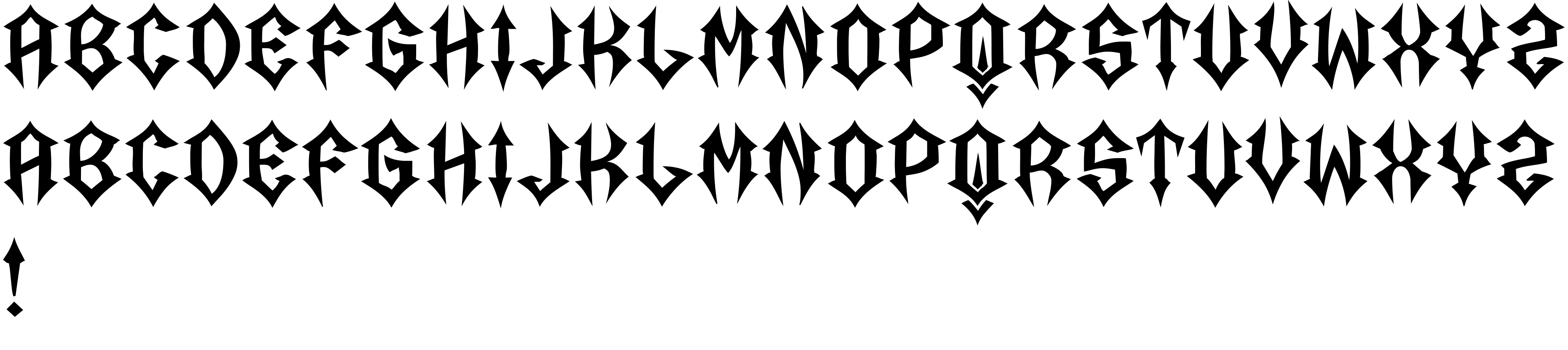 Preview font Wicca