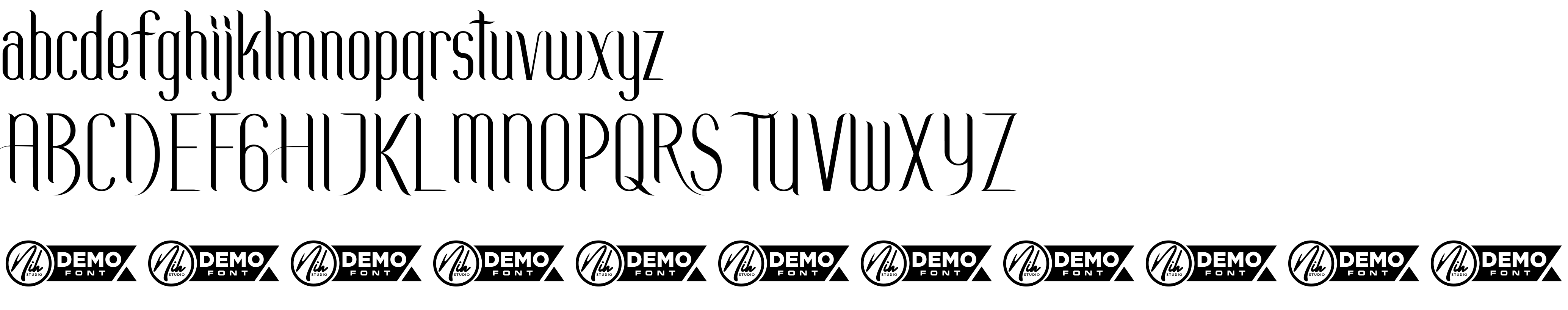 Preview font Harmonias Demo