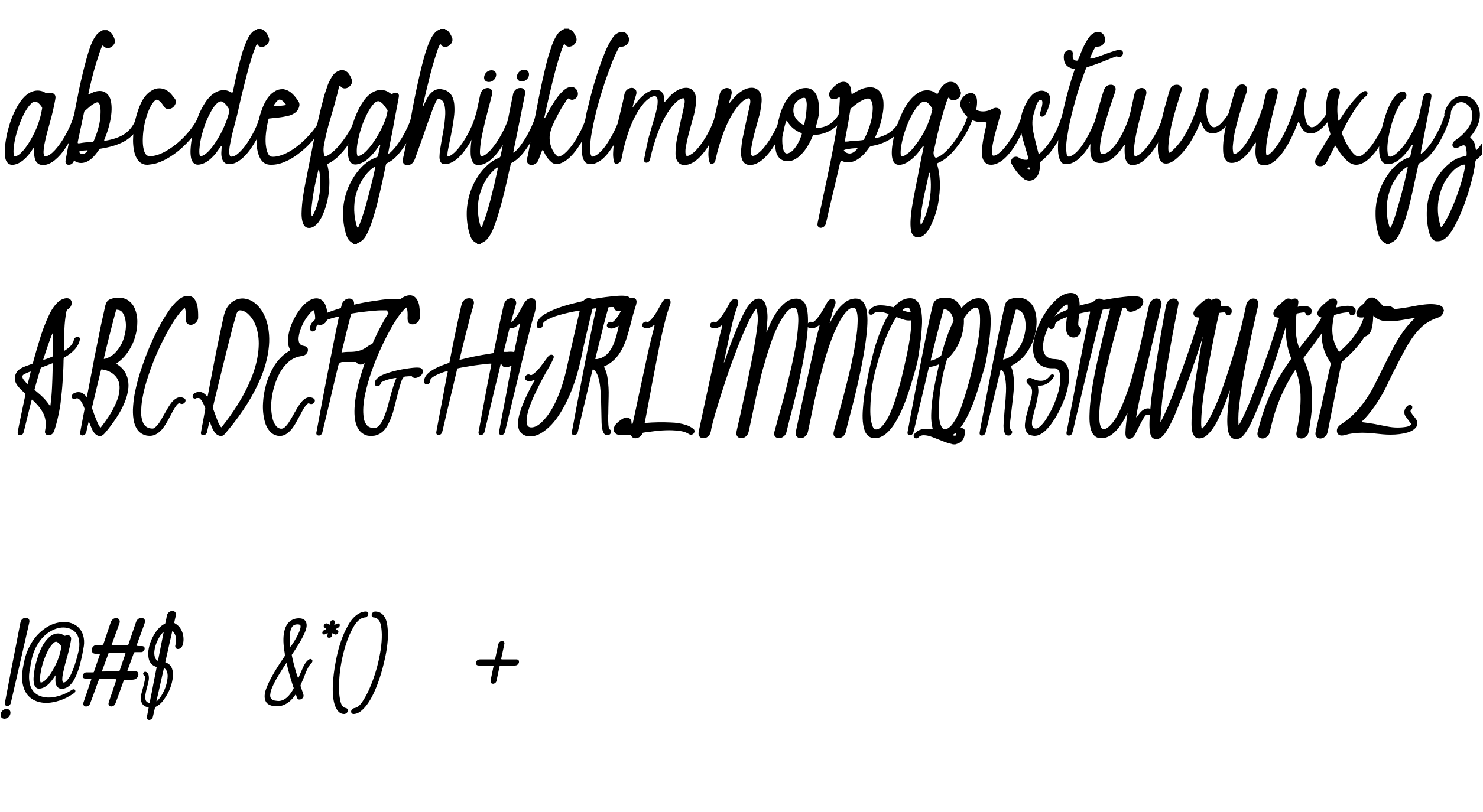 Preview font Suditha Signature