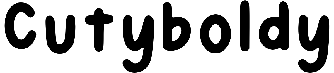 Font Cutyboldy