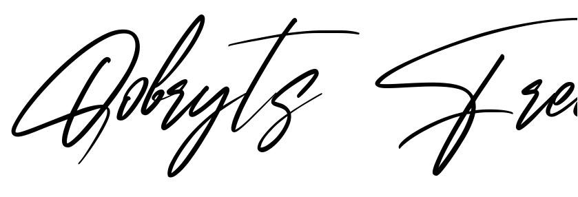 Font Qobryts Free