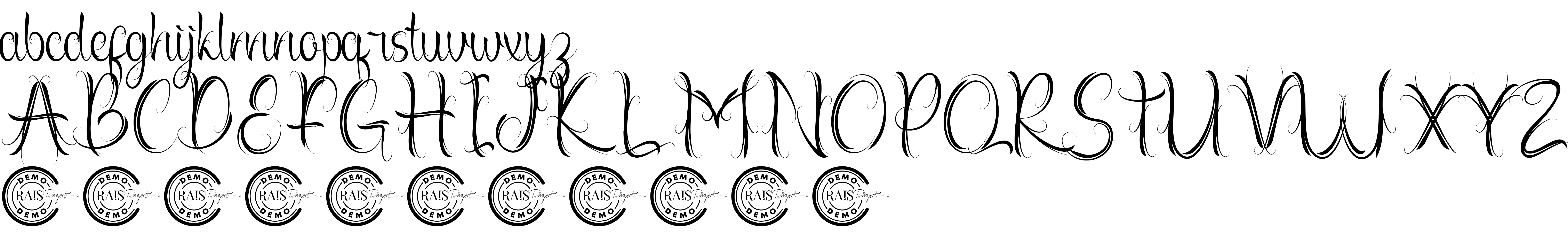 Preview font Greenwings Demo
