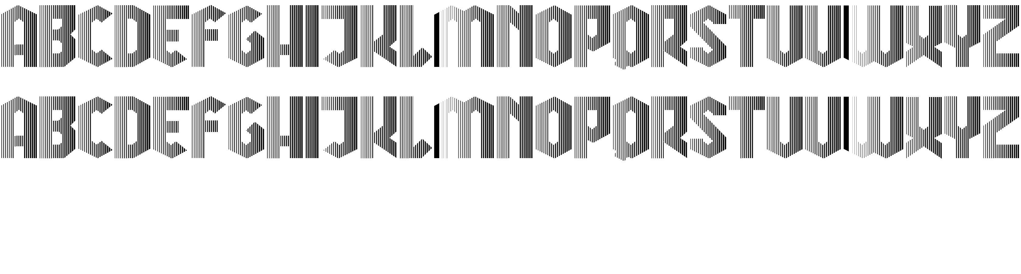 Preview font Ruine