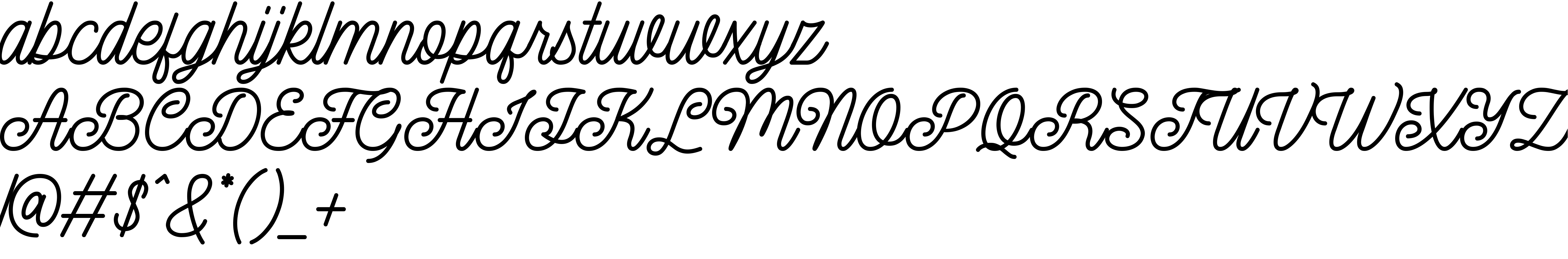 Preview font Higher Monday