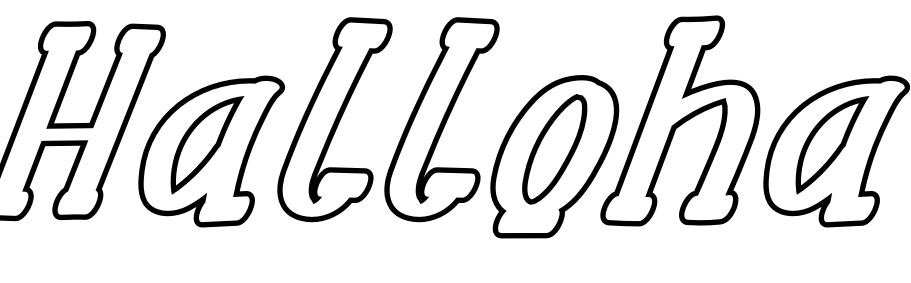 Font Halloha