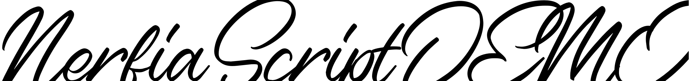 Font Nerfia Script DEMO