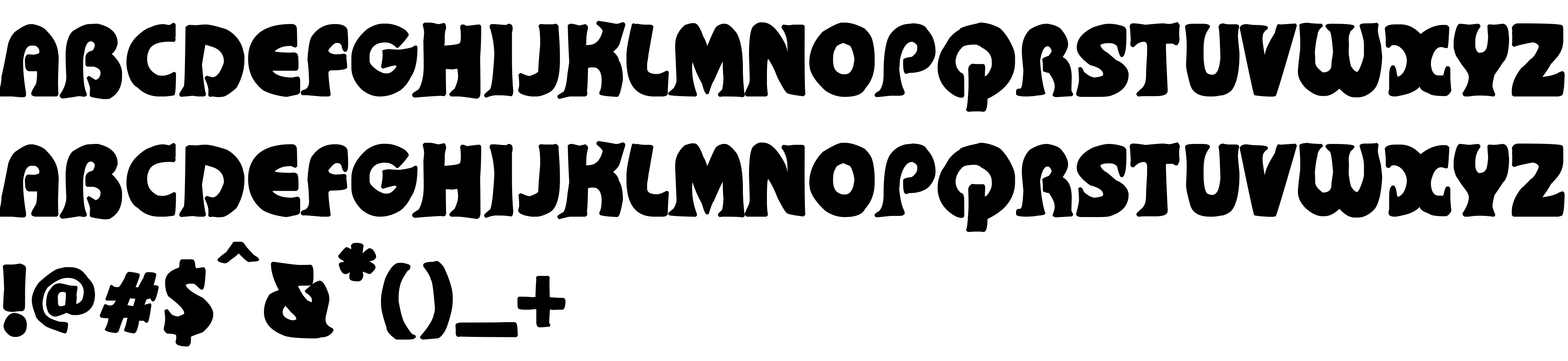 Preview font bad house