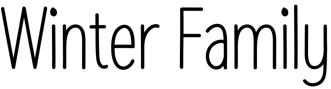 Font Winter Family