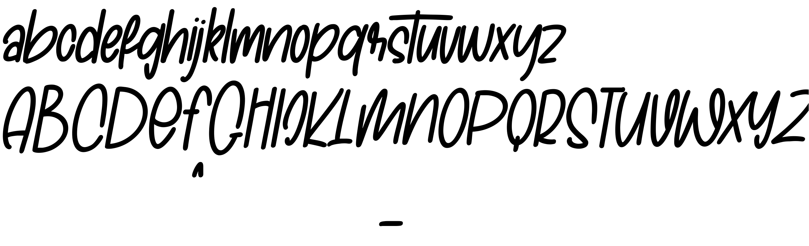 Preview font Golfrush Free