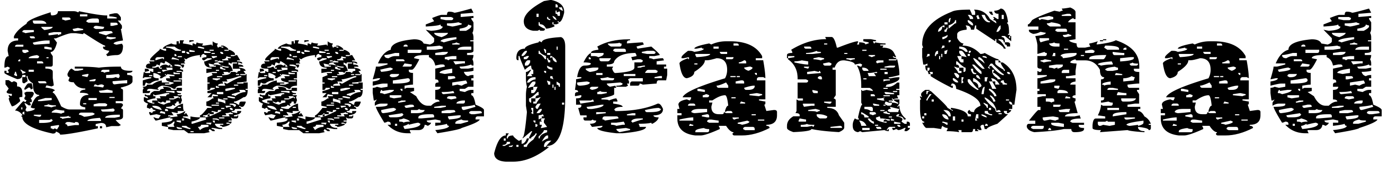Font GoodjeanShad