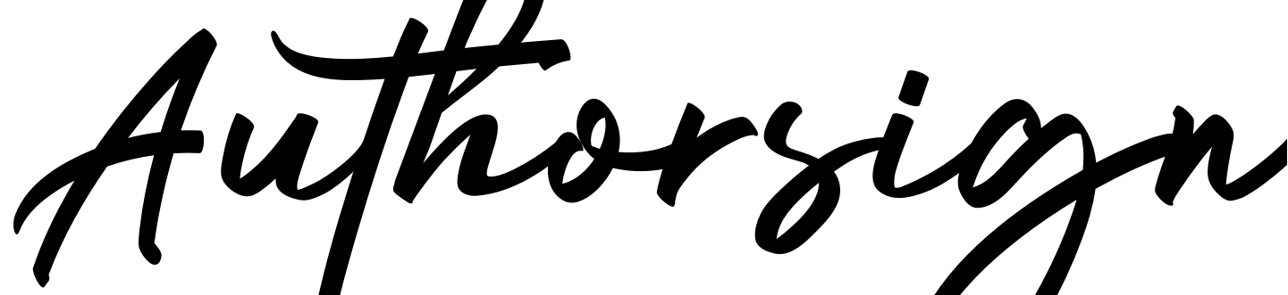 Font Authorsign