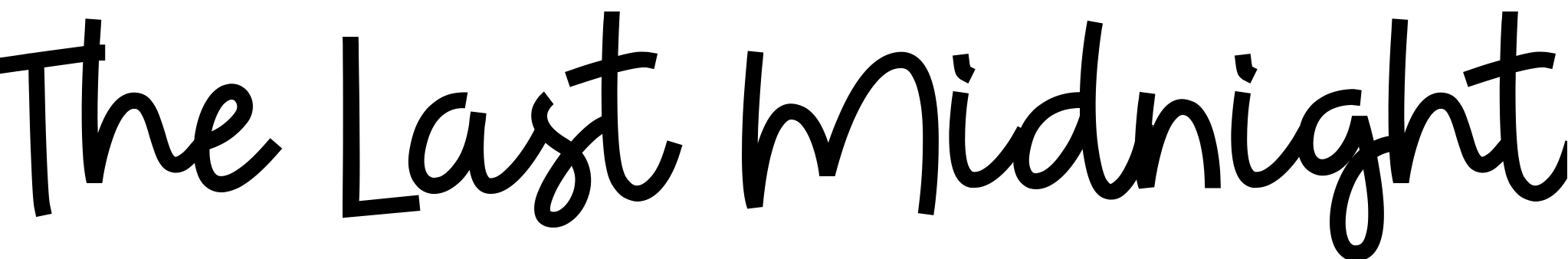 Font The Last Midnight