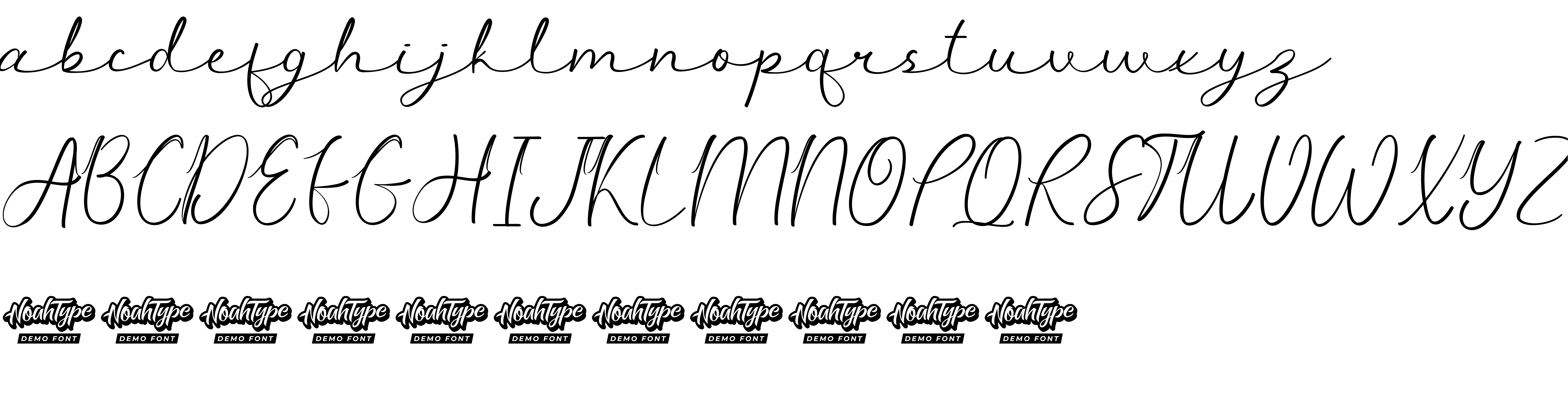 Preview font Over Thinking Demo