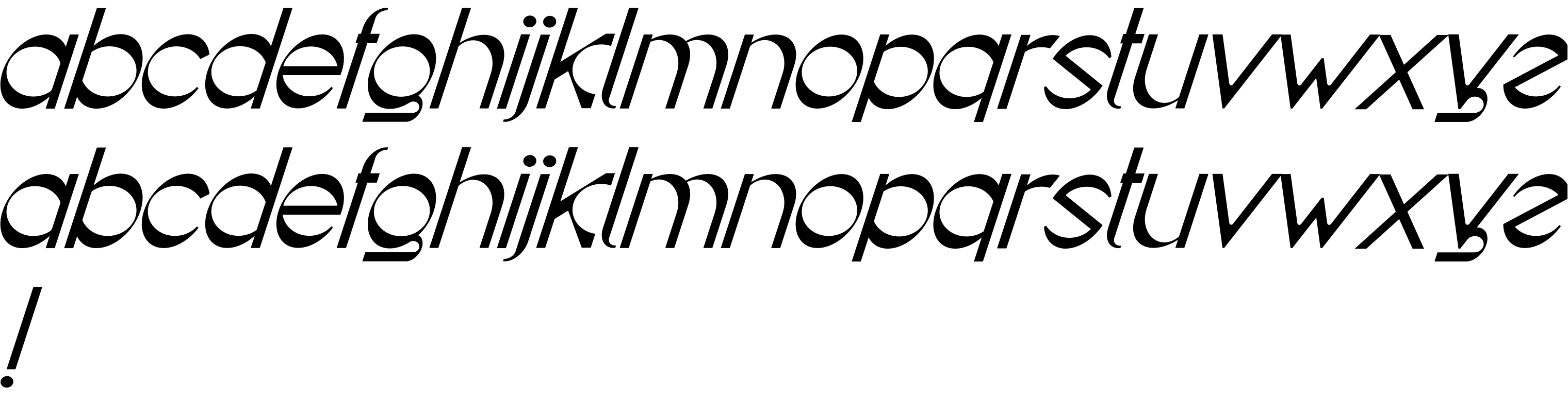 Preview font Goolangola