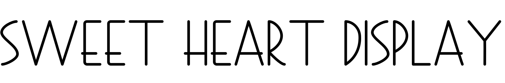 Font Sweet Heart Display