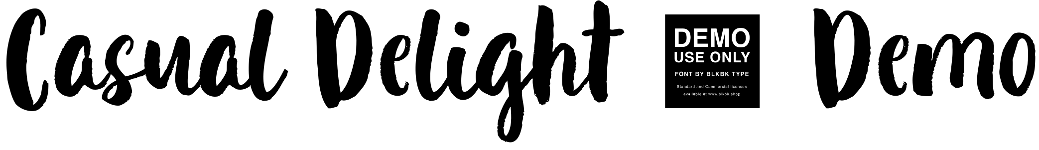 Font Casual Delight - Demo