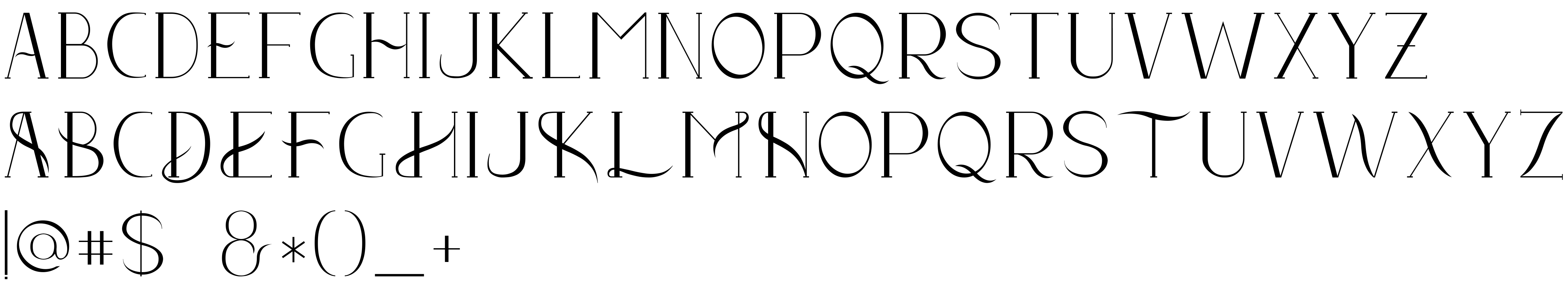 Preview font Lorean