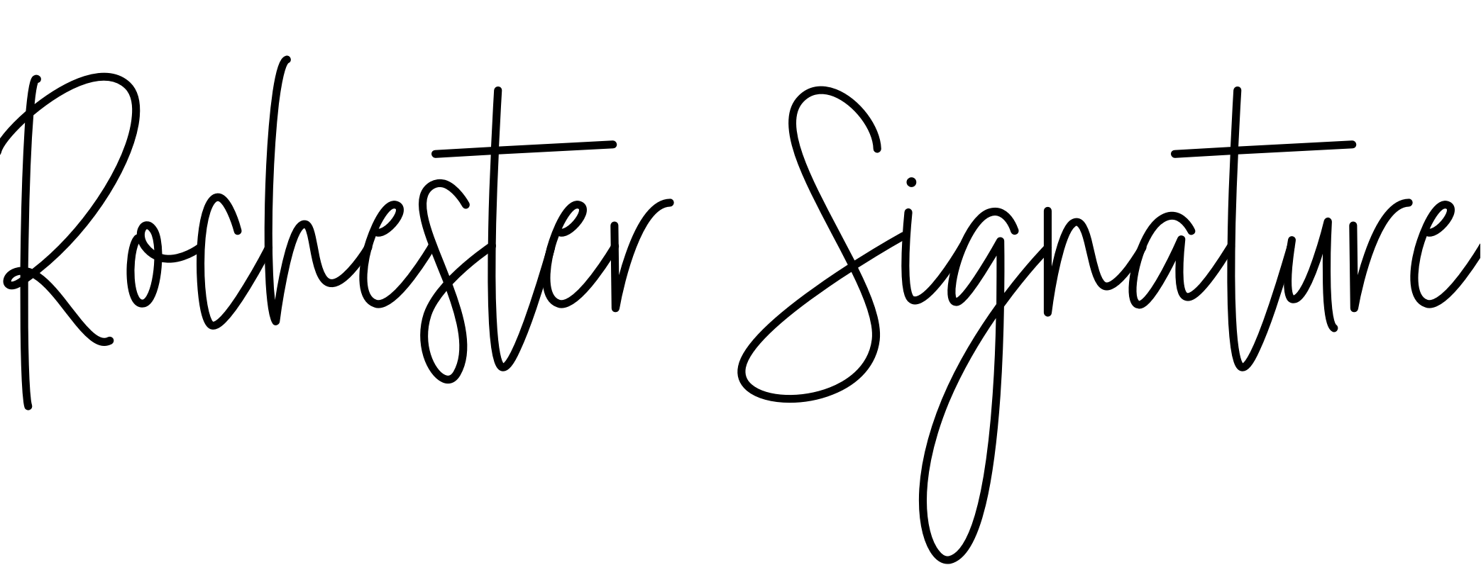 Font Rochester Signature