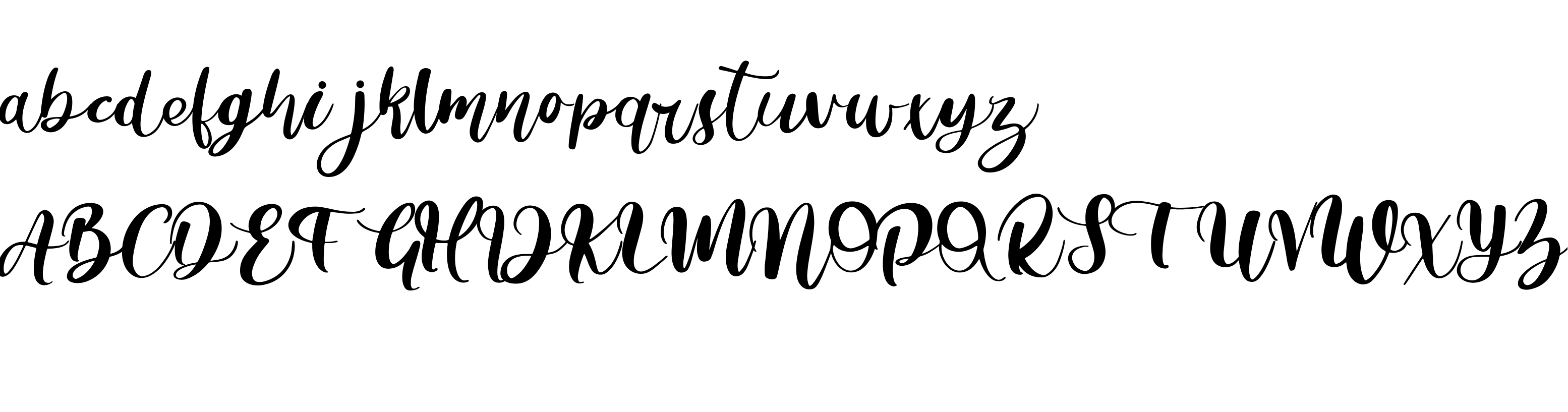 Preview font MothersBaby