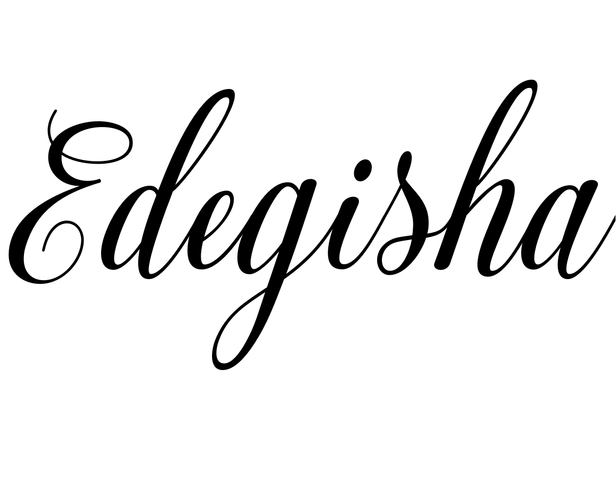 Font Edegisha